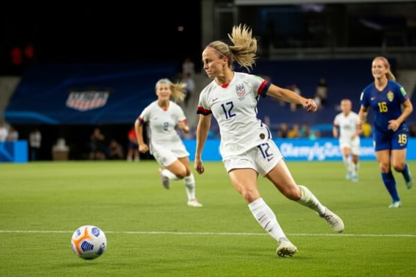 Illustrative image for USWNT vs. Sweden Analysis: Decoding the 5-0 Olympic Masterclass