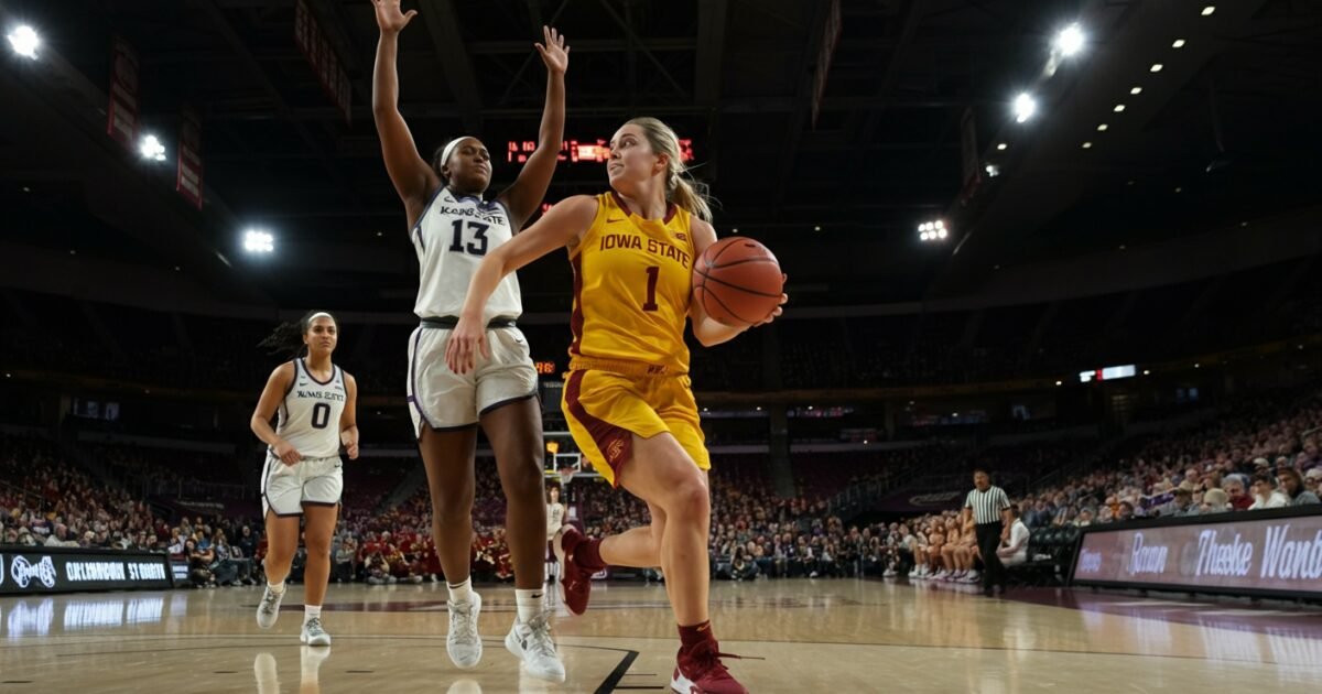 Illustrative image for How to Watch Audi Crooks & Iowa State vs Kansas State