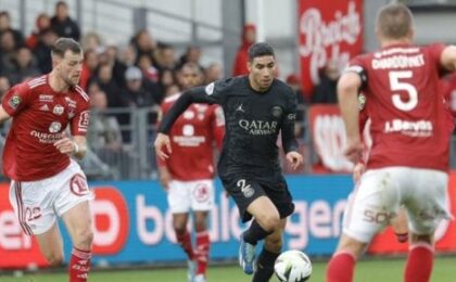 باريس سان جيرمان يواجه بريست على ملعب فرانسيس لو بليه في الدوري الفرنسي