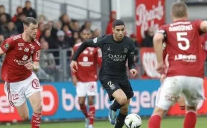 باريس سان جيرمان يواجه بريست على ملعب فرانسيس لو بليه في الدوري الفرنسي