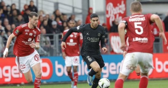 باريس سان جيرمان يواجه بريست على ملعب فرانسيس لو بليه في الدوري الفرنسي
