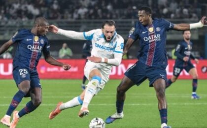باريس سان جيرمان وأولمبيك مارسيليا قبل مواجهة كلاسيكو الدوري الفرنسي على ملعب فيلودروم