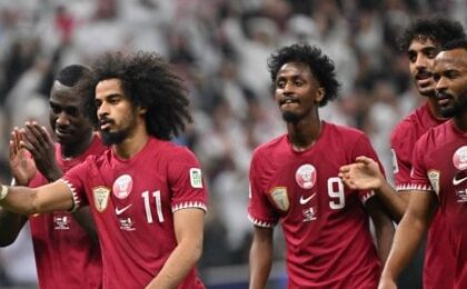 منتخب قطر يواجه منتخب اليمن في كأس الخليج العربي بجدة