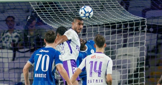 رامي ربيعة مع فريق العين الإماراتي قبل مواجهة النصر السعودي في دوري أبطال آسيا للنخبة