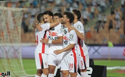 حافلة الزمالك تصل إلى استاد القاهرة الدولي قبل مواجهة إيه إس بورت بطل جيبوتي