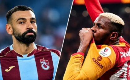 محمد صلاح بقميص طرابزون سبور قبل مواجهة جالاتا سراي في الدوري التركي