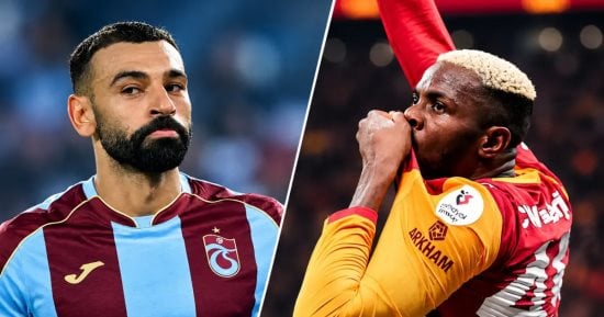 محمد صلاح بقميص طرابزون سبور قبل مواجهة جالاتا سراي في الدوري التركي