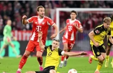 مواجهة بايرن ميونخ وبوروسيا دورتموند في الدوري الألماني على ملعب أليانز أرينا