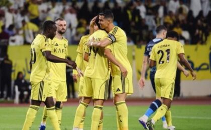 مواجهة النصر ونيوم في الدوري السعودي على ملعب الأول بارك بالرياض
